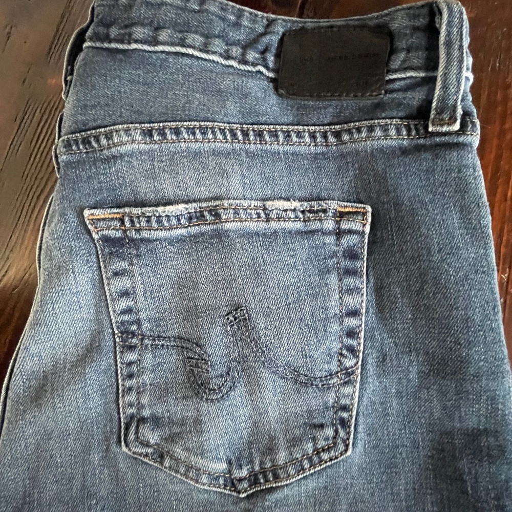 AG-ED Ex-Boyfriend Mid Rise Slouchy Slim Jeans Size 29